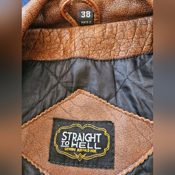 Straight to Hell Commando Motorcycle Jacket - Picture 6 of 13